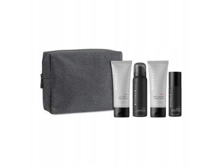 Rituals Homme Sport Gel De Baño 50ml Espuma De Baño 1u Locion Corporal Perfumada 1u Desodorante Spray 1u