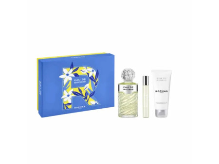  Rochas Eau De Rochas Eau De Toilette Spray 100ml Coffret 3 Produits