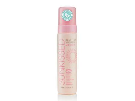 Sunkissed Self-Tan Mousse Medium Coconut Fragrance 200ml