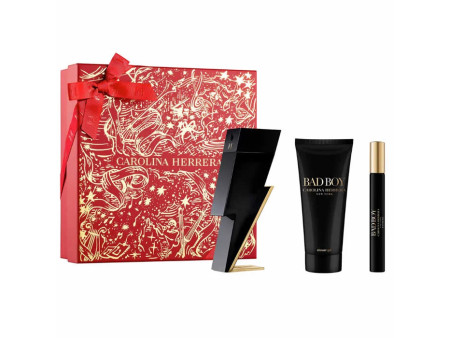 Carolina Herrera Bad Boy Eau De Toilette Vaporisateur 100ml Coffret 3 Produits