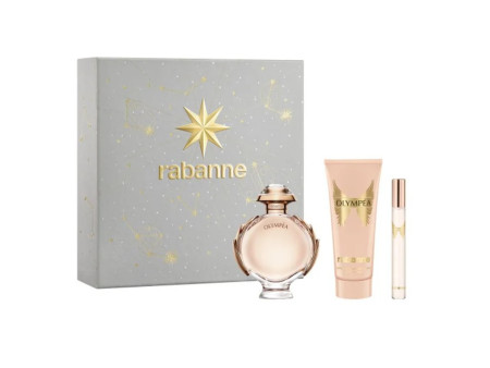 Rabanne Olympéa Eau De Parfum Vaporisateur 80ml Coffret 3 Produits