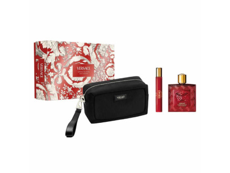 Versace Eros Flame Eau de Parfum Vaporisateur 100ml Coffret 3 Produits