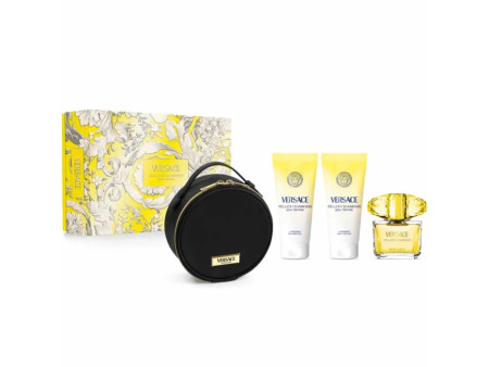 Versace Yellow Diamond Eau De Toilette Vaporisateur 90ml Coffret 4 Produits
