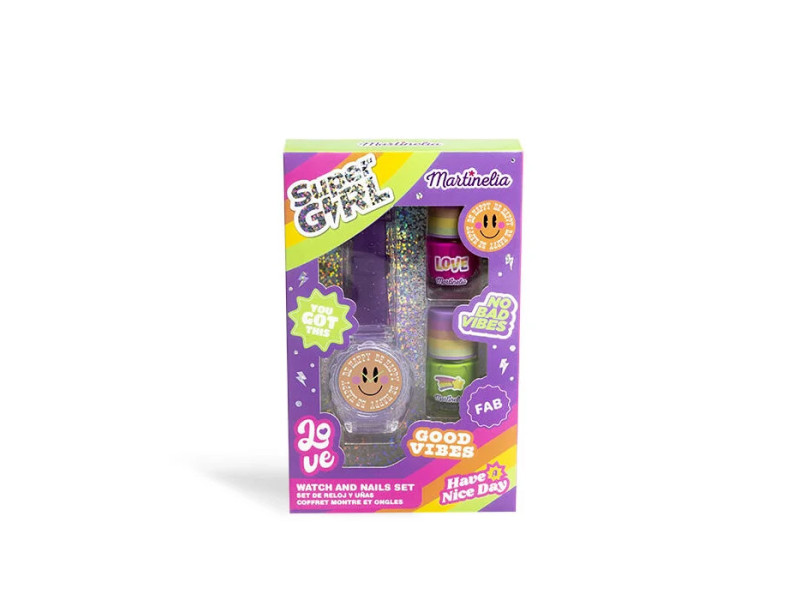 Martinelia Super Girl Watch And Nails Set 
