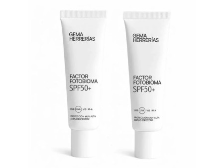 Gema Herrerías Factor Fotobioma Spf50+ 2x50ml