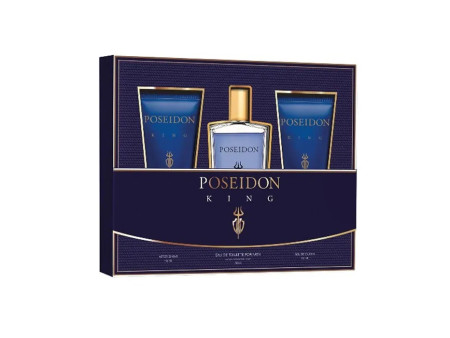Aire De Sevilla Poseidon King Men Eau De Toilette Vaporisateur 150ml Coffret 3 Produits