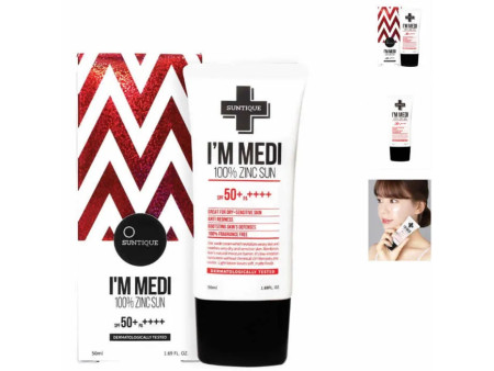 Suntique I'm Medi 100% Zinc Sun Spf50 50ml