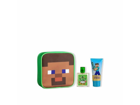 Cartoon Minecraft Eau De Toilette Vaporisateur 50ml Coffret 3 Produits