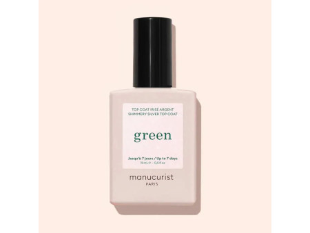 Manucurist Green Shimmery Silver Top Coat 15ml
