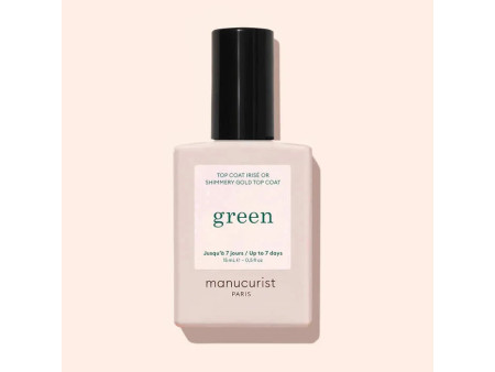 Manucurist Green Shimmery Gold Top Coat 15ml