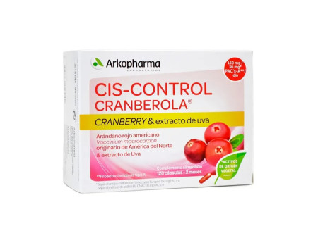 Arkopharma Ciscontrol Cranberola 120 Capsules