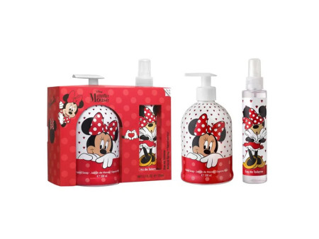 Disney Minnie Mousse Eau De Toilette Vaporisateur 150ml Coffret 2 Produits